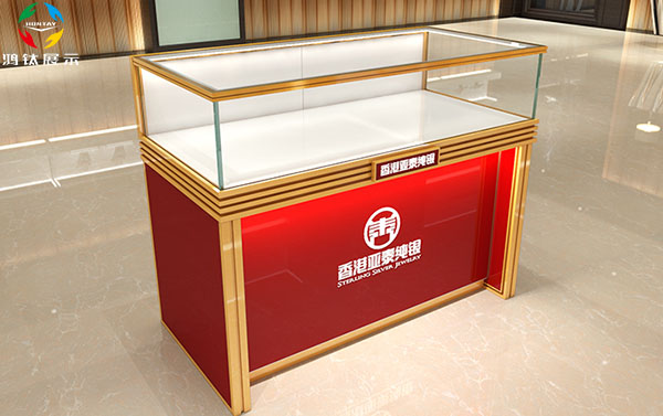 玻璃珠寶展柜、珠寶展柜顏色,珠寶展柜搭配,鴻鈦珠寶展柜廠家