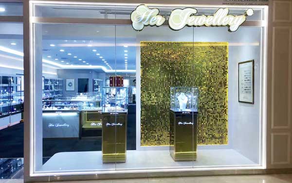 珠寶玉器展柜擺放方式，給顧客留下更好的感覺
